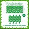 St patricks Day Decorations,2Pcs 54”x108”Shamrock Tablecloth Waterproof Irish Green St Patricks Table Cloth St patrick's Day Party decorations Outdoor Indoor Dining Room Mantel Supplies(Green Clover)